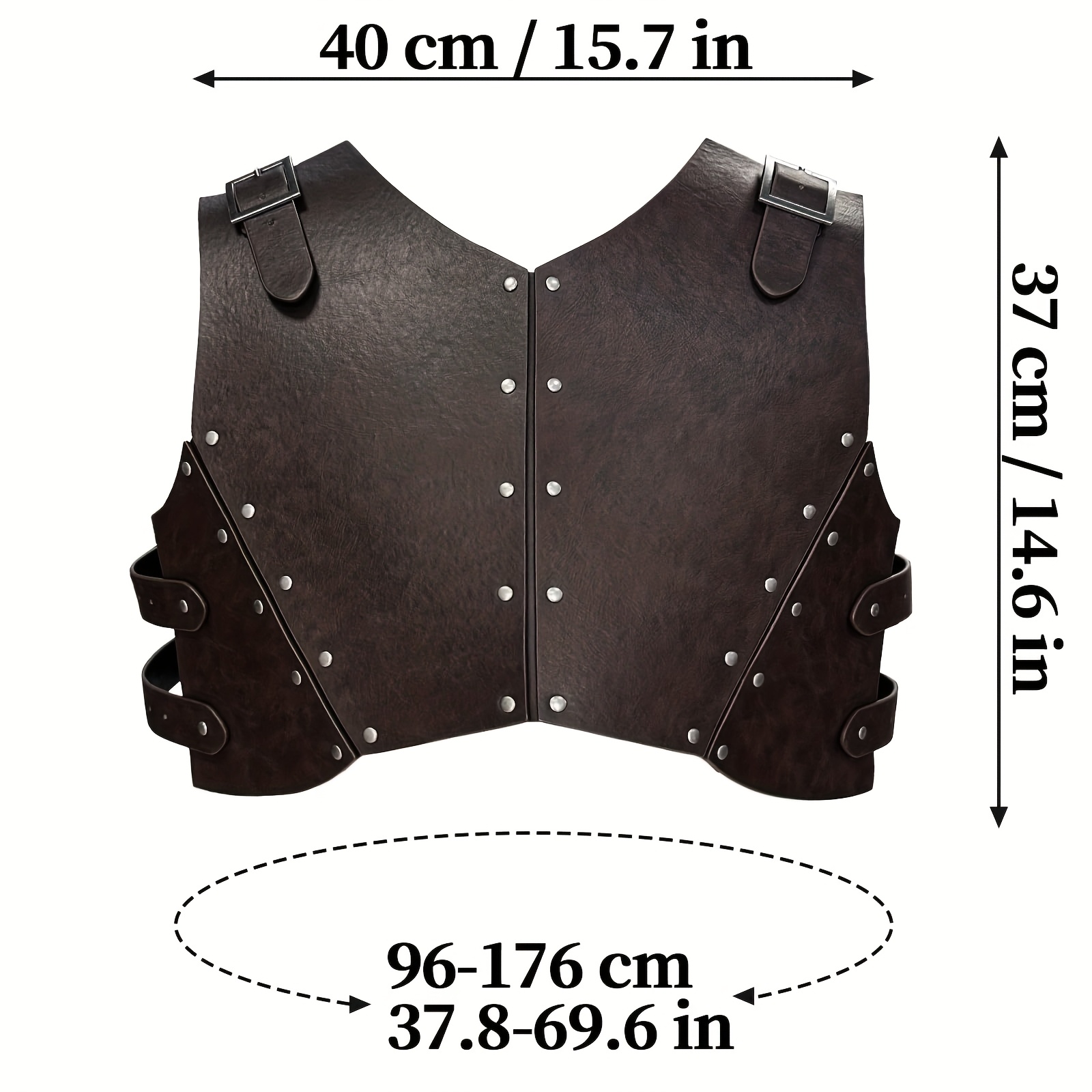 Medieval Faux Leather Chest Armor